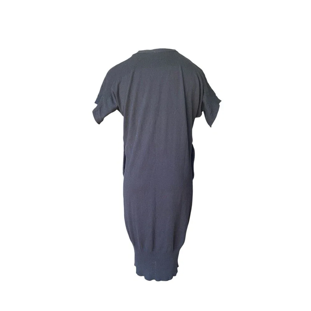 Petit Bateau Cashmere Blend Dress Size 14 Girls XS Womens Gray French Minimalist